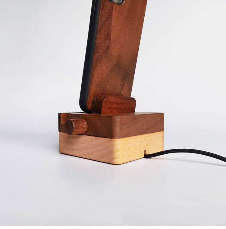 Elegant & Minimalist Wooden Wireless Charging Base