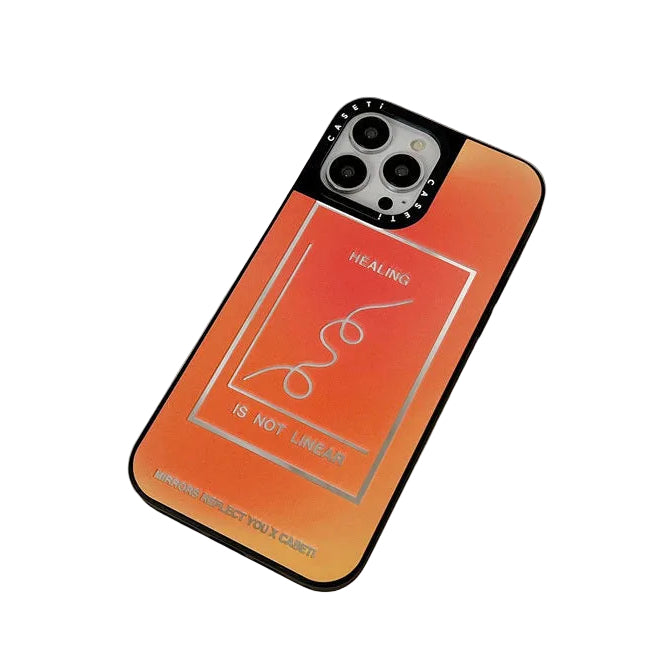 iPhone 11-14 Pro Max Geometric Lines Art Style Phone Case