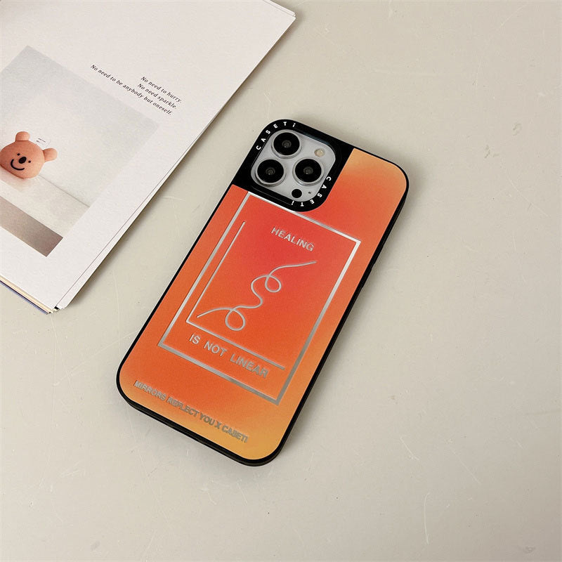 iPhone 11-14 Pro Max Geometric Lines Art Style Phone Case
