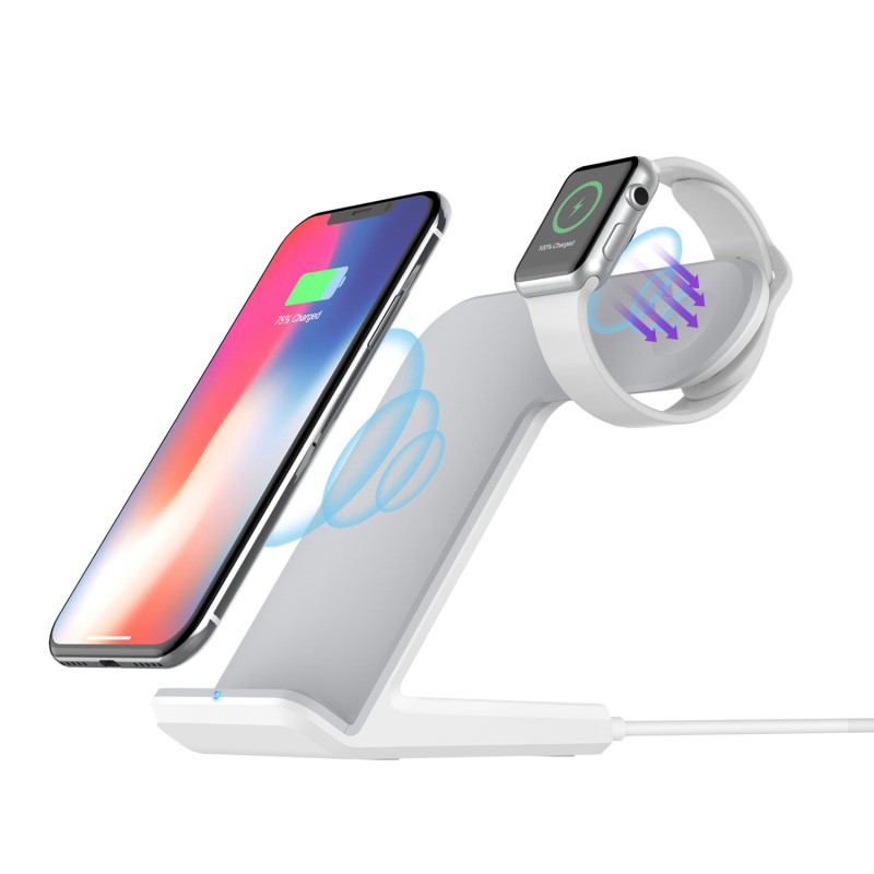 2-in-1 Mobile Phone & Watch Wireless Charger