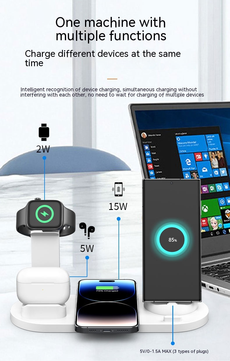 3-in-1 Wireless Charger Mobile Phone Holder