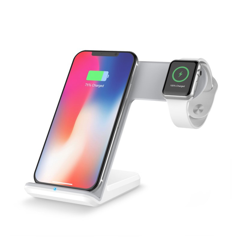 2-in-1 Mobile Phone & Watch Wireless Charger