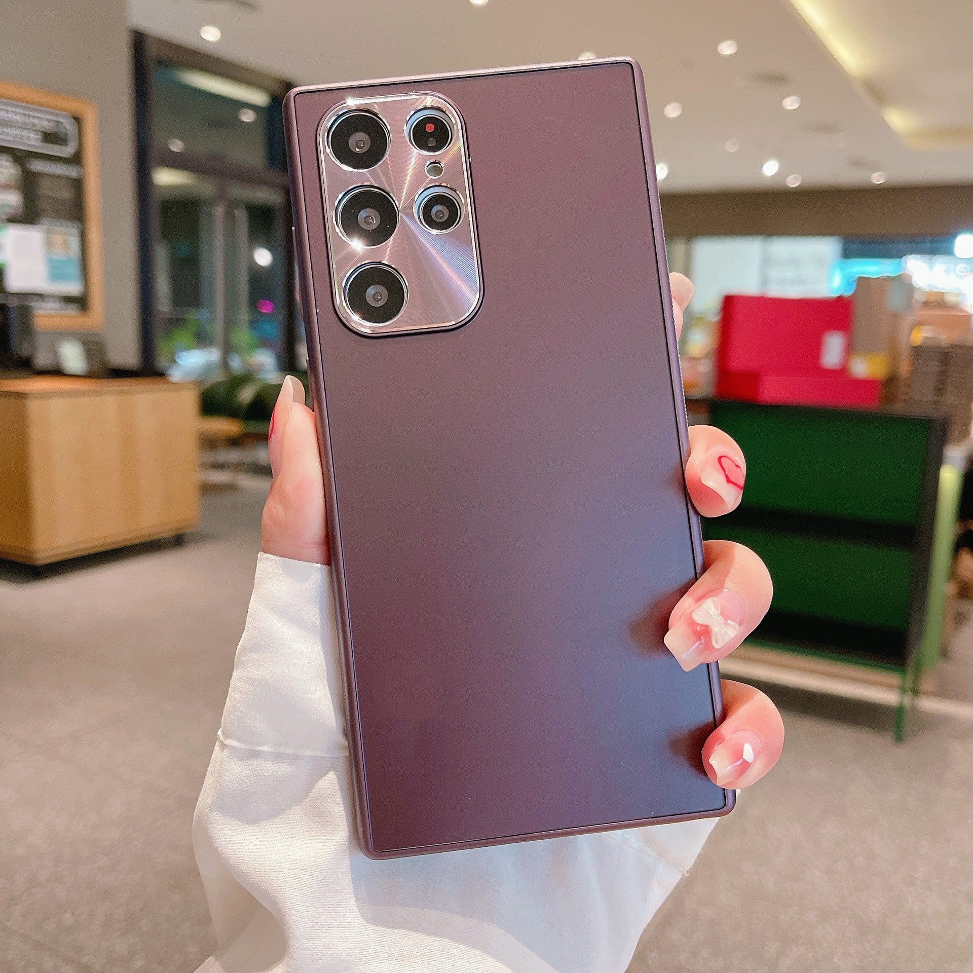 Samsung S22-S23 Ultra Metal Full-Coverage Phone Case with Lens Protection