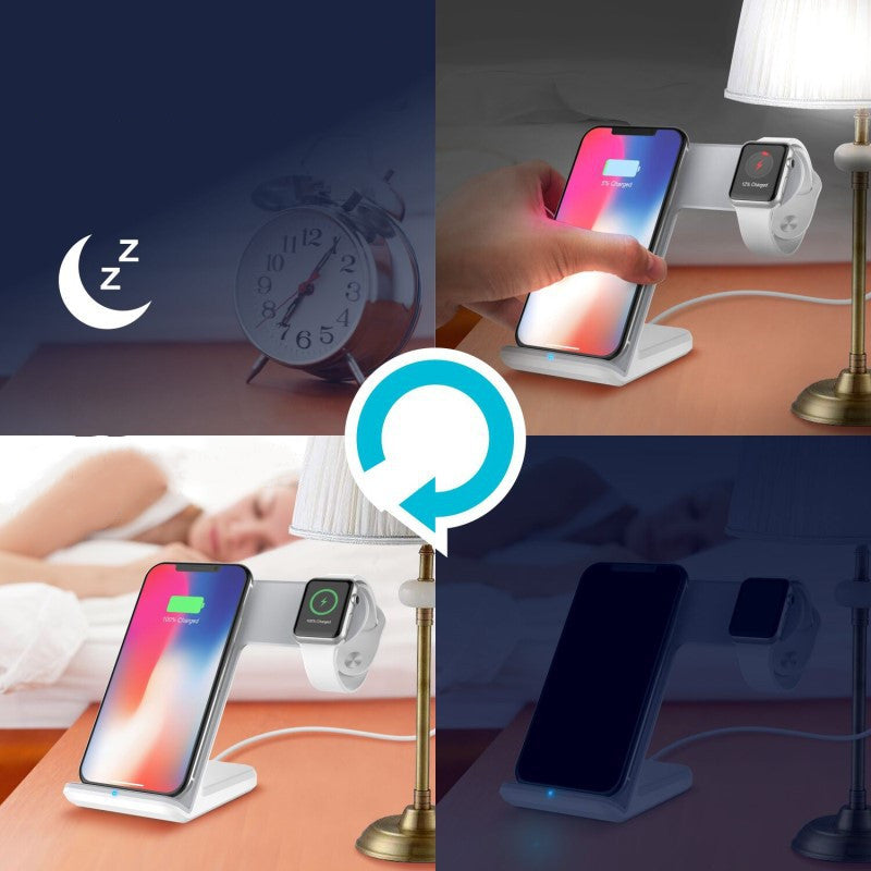 2-in-1 Mobile Phone & Watch Wireless Charger