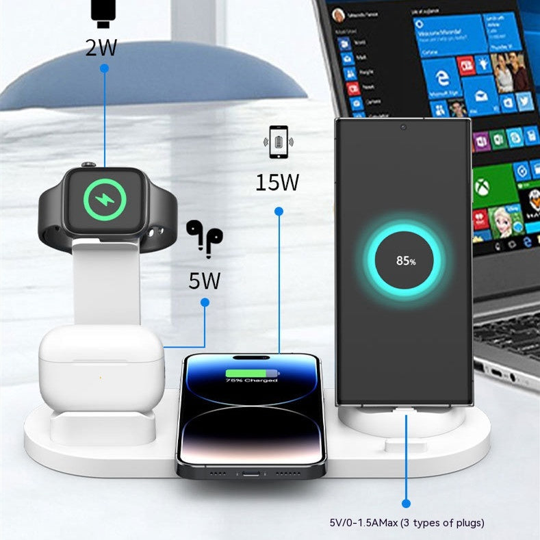 3-in-1 Wireless Charger Mobile Phone Holder