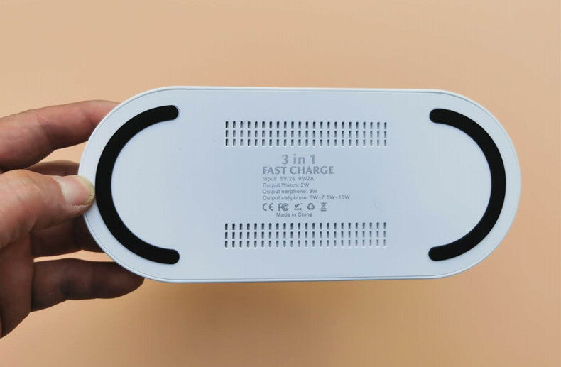 3-in-1 Wireless Charging Station for Mobile Phones