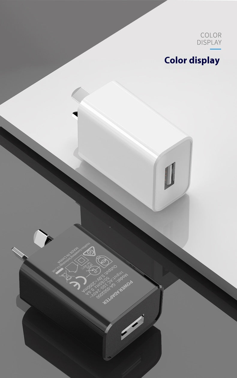 5V 1A & 2A Standard Mobile Phone Charger
