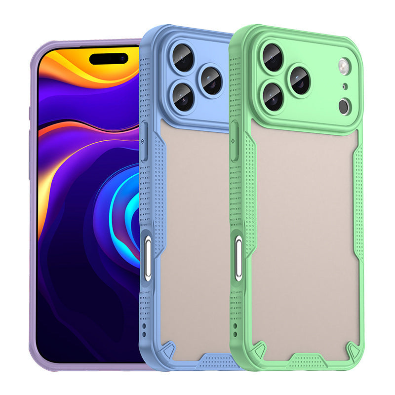 iPhone 17-17 Pro Max Frosted Soft-Edge Mobile Phone Case