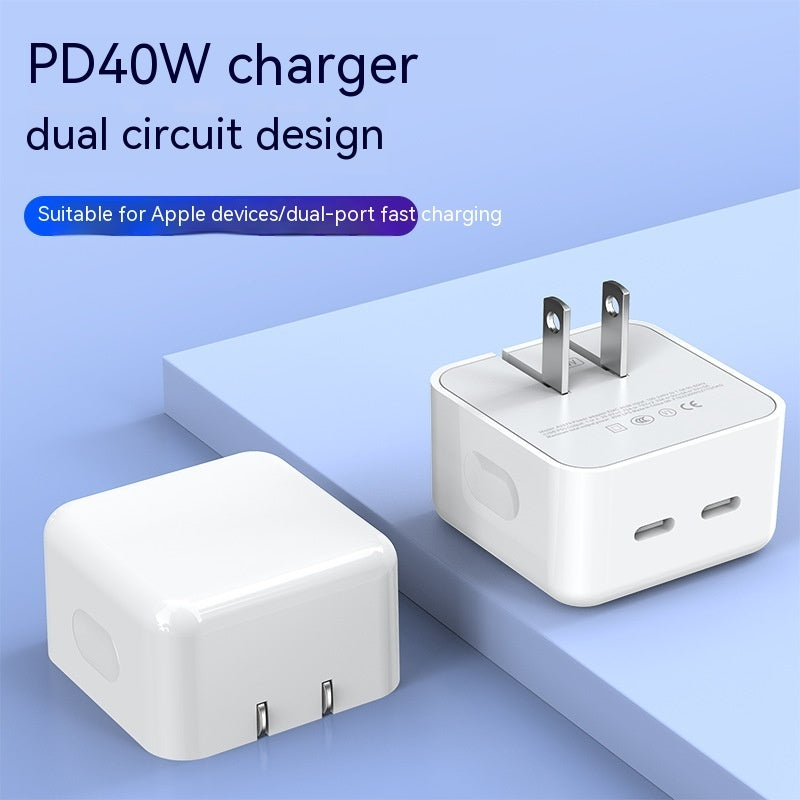 PD 35W Dual-Port Fast Charging Plug