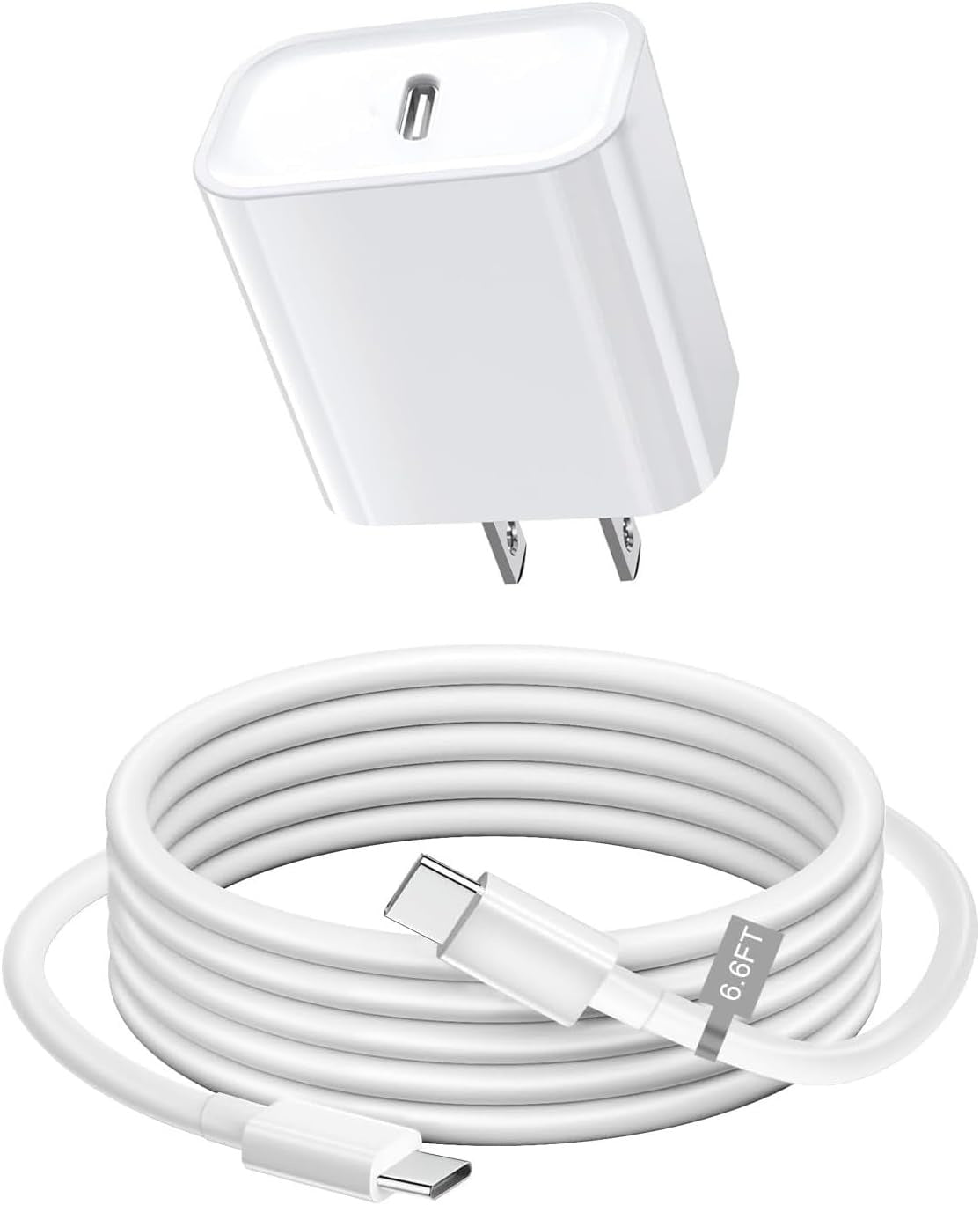 iPhone & iPad Travel Charger with Lightning Cable