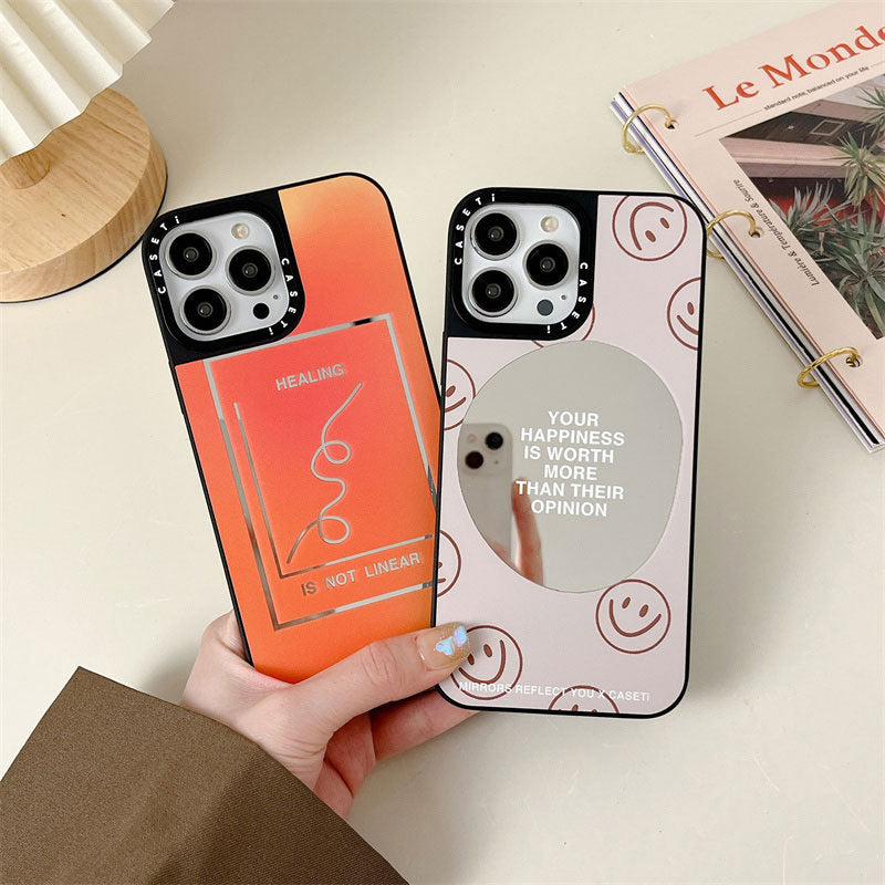 iPhone 11-14 Pro Max Geometric Lines Art Style Phone Case