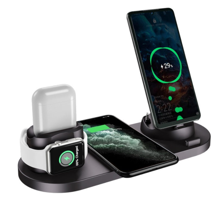 Wireless 6-in-1 Charging Dock Station for iPhone