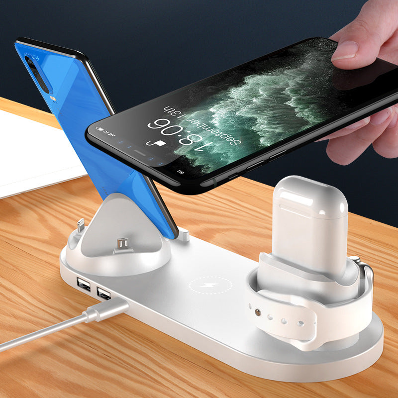 Wireless 6-in-1 Charging Dock Station for iPhone