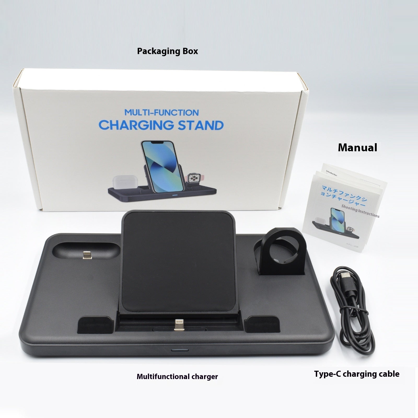 New 3-in-1 Mobile Phone & Tablet Charging Base