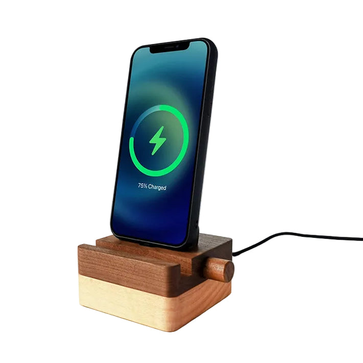 Elegant & Minimalist Wooden Wireless Charging Base