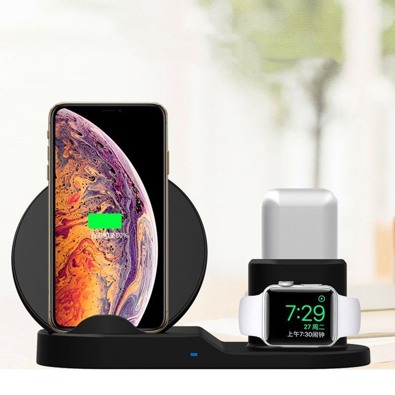 3-in-1 Wireless Charging Station for Mobile Phones